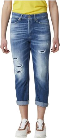 Dondup Zoe Broek - Dames - Cropped Jeans - Blauw - W26 - Jeans