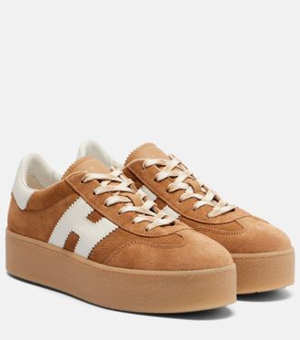 Hogan H698 suede platform sneakers