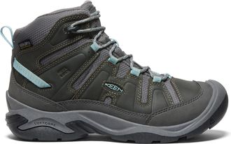 Keen Womens Keen Circadia 1026843 Gray Leather Waterproof Hiking Boots HAM330
