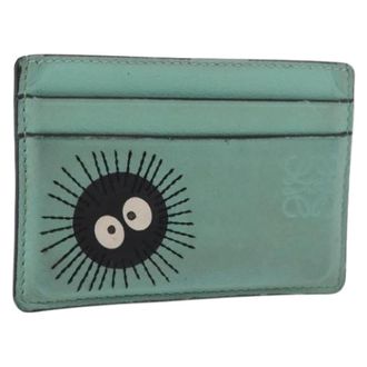 Loewe Pre-owned Wallets, female, Green, Size: ONE SIZE Pre-owned Card Case