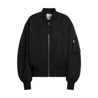 The Attico Bomber Jackets, female, Black, Size: S Bomber Jacket