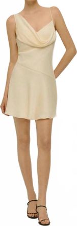 Elodie Cade Mini Dress In Parmesan