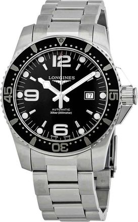 Longines Hydroconquest Automatic 44 mm Black Dial Mens Watch L3.841.4.56.6
