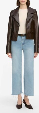 Frame Denim Denim Le Palazzo Crop Jeans In Tribute