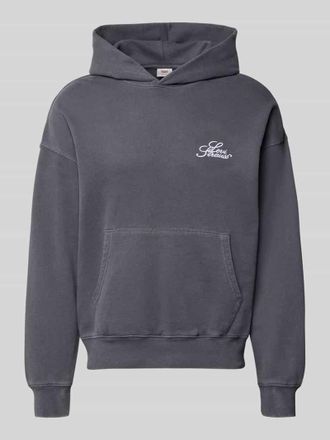 Levi's Relaxed Fit Hoodie aus reiner Baumwolle Modell TWO HORSE in Anthrazit, Gr&ouml;&szlig;e XL