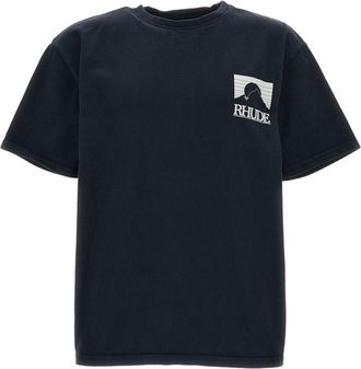 Rhude Relaxed Fit Cotton Jersey T-Shirt