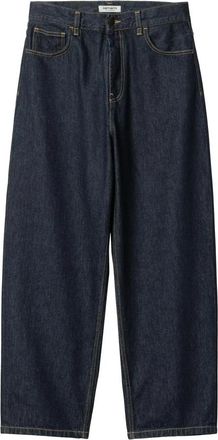 Carhartt Work in Progress Blauwe Denim Loose Fit 5-Pocket Broek - Dames - Loose Fit Jeans - Blauw - S - Denim - Jeans