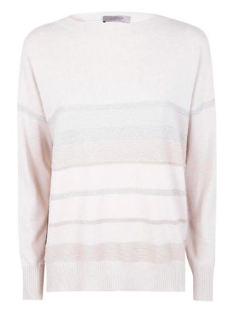 D.exterior striped sweater - Pink