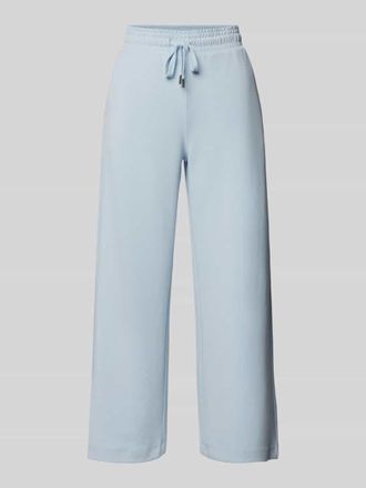 Soyaconcept Wide Leg Sweatpants mit Tunnelzug in Hellblau, Gr&ouml;&szlig;e XXL