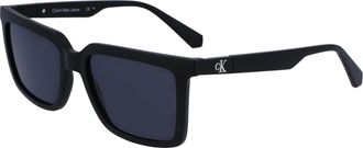 Calvin Klein Grey Square Unisex Sunglasses CKJ23659SN 002 55