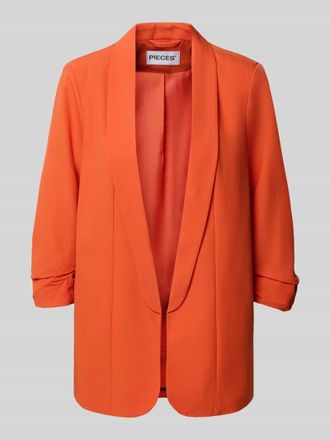 Pieces Regular Fit Longblazer mit Viskose-Anteil Modell BOSELLA in Orange, Gr&ouml;&szlig;e XL