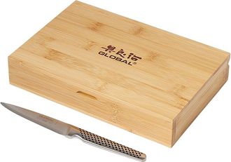 Global 8Pc Steak Set With Bamboo Box