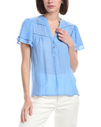 Nanette Lepore Solid Blouse