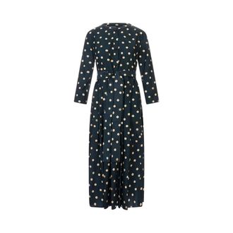 Max Mara Pesche Shirt Dress - female - Max Mara - Midi Dresses - Blue - M - Dresses