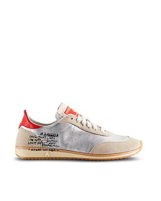 Patrizia Pepe Silver Red Running Sneakers