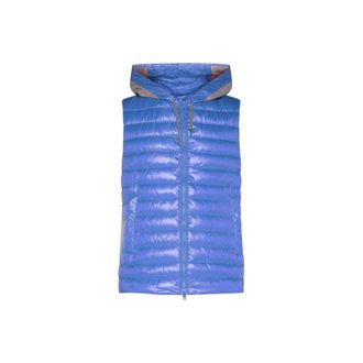 Herno Gewatteerde Bodywarmer met Capuchon en Rits