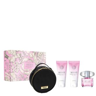 Versace Womens Bright Crystal Eau de Toilette 90ml Gift Set - One Size