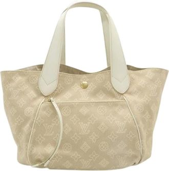 Louis Vuitton Pre-owned Tote Bags, female, Beige, Size: ONE SIZE Pre-owned Monogram Cabas Ipanema GM Tote bag