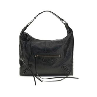 Balenciaga Motorcycle Schoudertas - Dames - Tassen - Zwart - Maat: ONE Size Leer