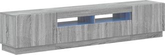 vidaXL Cabinet De Tv Led De 5 Piezas Sonoma Gris Madera De Ingenier&iacute;a Vidaxl