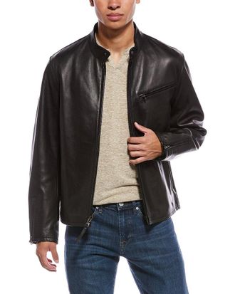 Robert Graham Lamb Leather Jacket