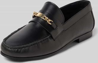Tommy Hilfiger Loafer aus echtem Rindsleder in BLACK, Größe 36