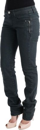 Costume National Womens Gray Cotton Superslim Denim Jeans Clothing