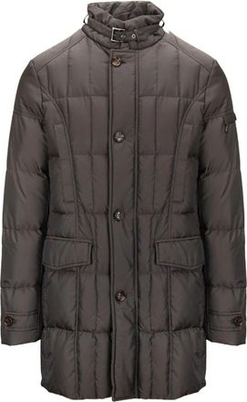 Moorer Donsjack - Heren - Gewatteerde jassen - Bruin - L - Polyester - Jassen