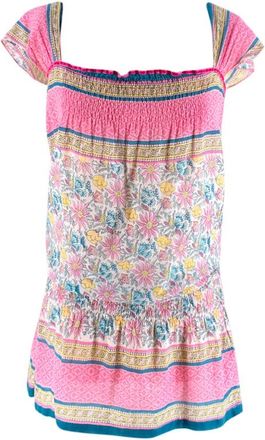 LOLITA LEMPICKA Lolita Jaca St Barth Floral Print Top Size S