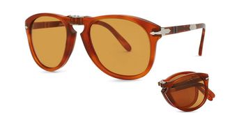 Persol PO0714SM Folding 96/73 Mens Sunglasses Tortoiseshell Size 54