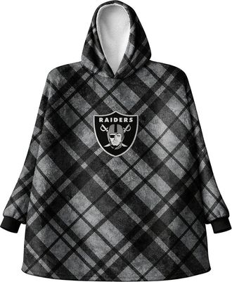 Pegasus Sports Las Vegas Raiders Nfl Team Hooded Sherpa Blanket