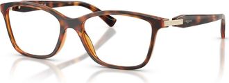 Vogue Eyewear 54mm Rectangle optical glasses in Brown at Nordstrom