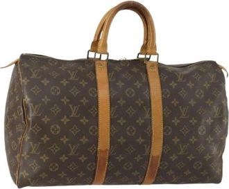 Louis Vuitton Pre-owned Weekend Bags, female, Brown, Size: ONE SIZE Pre-owned Canvas louis-vuitton-bags