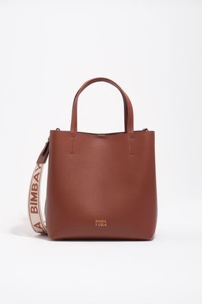 Bimba & Lola Medium Leather Chihuahua bag in Nut at Nordstrom