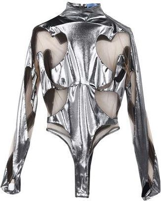 MUGLER CAMISETAS Y TOPS - Bodies en YOOX.COM