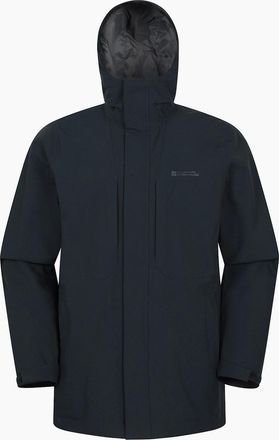 Mountain Warehouse Mens Mountain Warehouse Mens Ridge Waterproof Jacket - Navy - Size: Regular/36