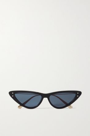 Dior Occhiali Da Sole In Acetato E Metallo Dorato Con Montatura Cat-eye Missdior B4u - Nero