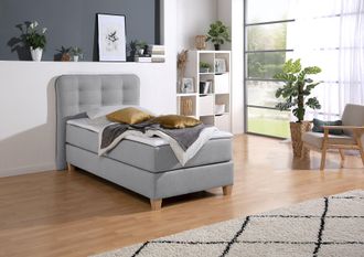 HOME AFFAIRE Boxspringbett inklusive Komfortschaum-Topper