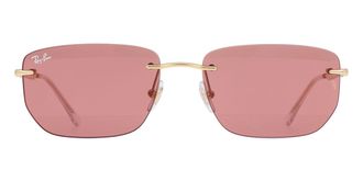 Ray-Ban RB3768 001/D0 Mens Sunglasses Gold Size 56