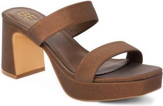 Matisse Footwear Delancey Platform Slide Sandal in Espresso at Nordstrom, Size 10