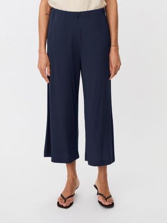Masai Mapryvora Wide Leg Cropped Trouser in Navy at Nordstrom, Size Xx-Large