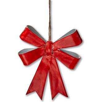 Tag Red Bow Enamel Christmas Ornament - Festive Tree Decoration at Nordstrom