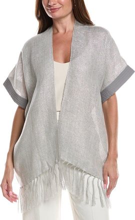 Brunello Cucinelli Woven Linen-Blend Pocho