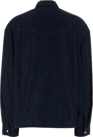 Khaite Womens Denim Grenon Shirt Benson Cotton Camicie