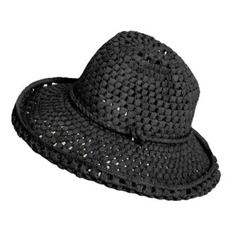 Ibeliv Accessoires, Dames, Zwart, ONE Size, Katoen, Malouka Hoed
