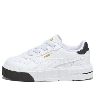 Puma (TD) PUMA Cali Court White Black Gold 394386-01