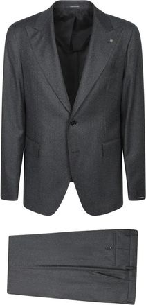 Tagliatore Single-breasted jas - Heren - Business pakken - Grijs - 2XL - Wol - Kostuums