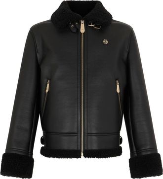 Philipp Plein Giacca Biker - - Jackets - Uomo - Nero - XL