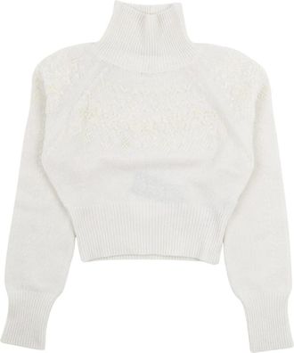 Ermanno Scervino Turtlenecks, female, White, Size: S Turtlenecks
