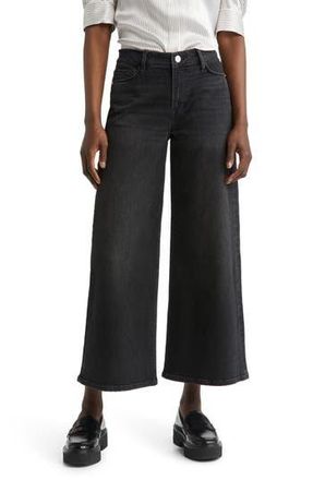 Frame Denim Le Pixie Slim Palazzo Wide Leg Jeans in Hutchinson at Nordstrom Rack, Size 31P